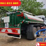 Xe Phun Nước Rửa Đường 13 khối Dongfeng Nhập Khẩu